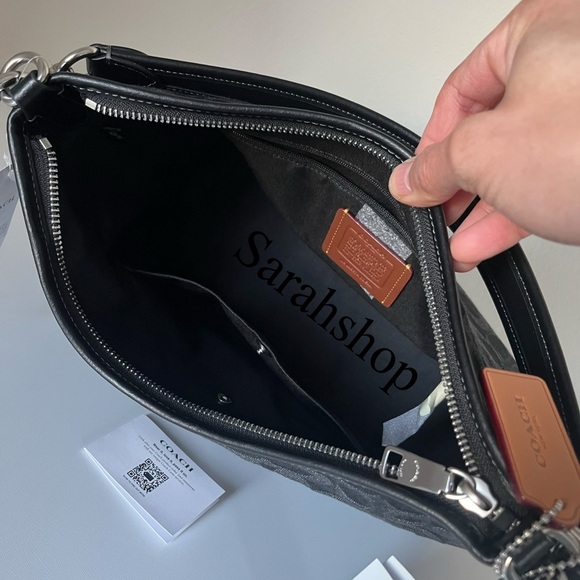 ✅Coach Laurel Shoulder Bag In Signature Denim - Picture 10 of 12